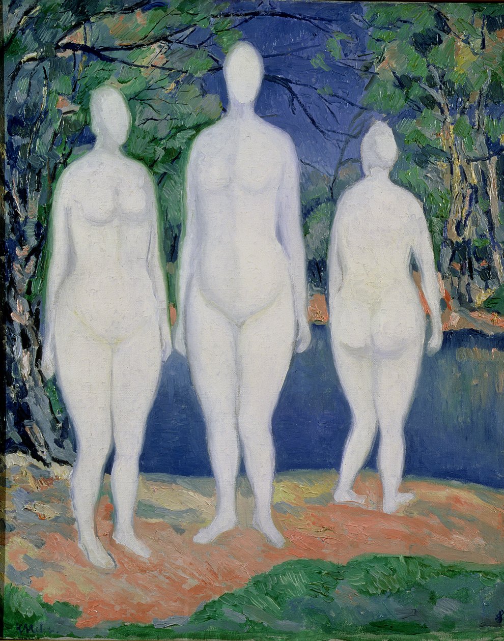 Uimarit, 1908 tekijältä Kazimir Severinovich Malevich