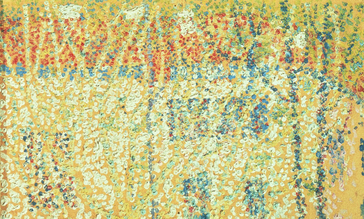 Maisema, 1906-08 (öljy pahville) tekijältä Kazimir Severinovich Malevich