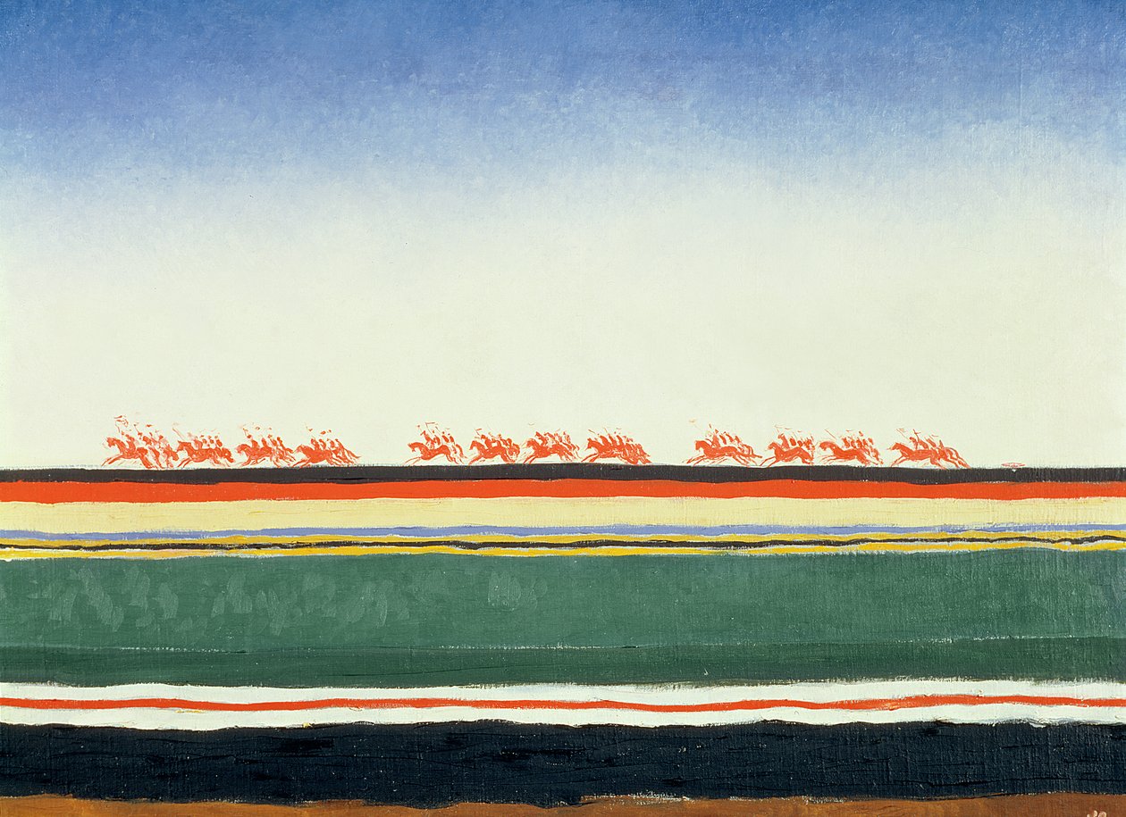 Punainen ratsuväki, 1928-32 tekijältä Kazimir Severinovich Malevich