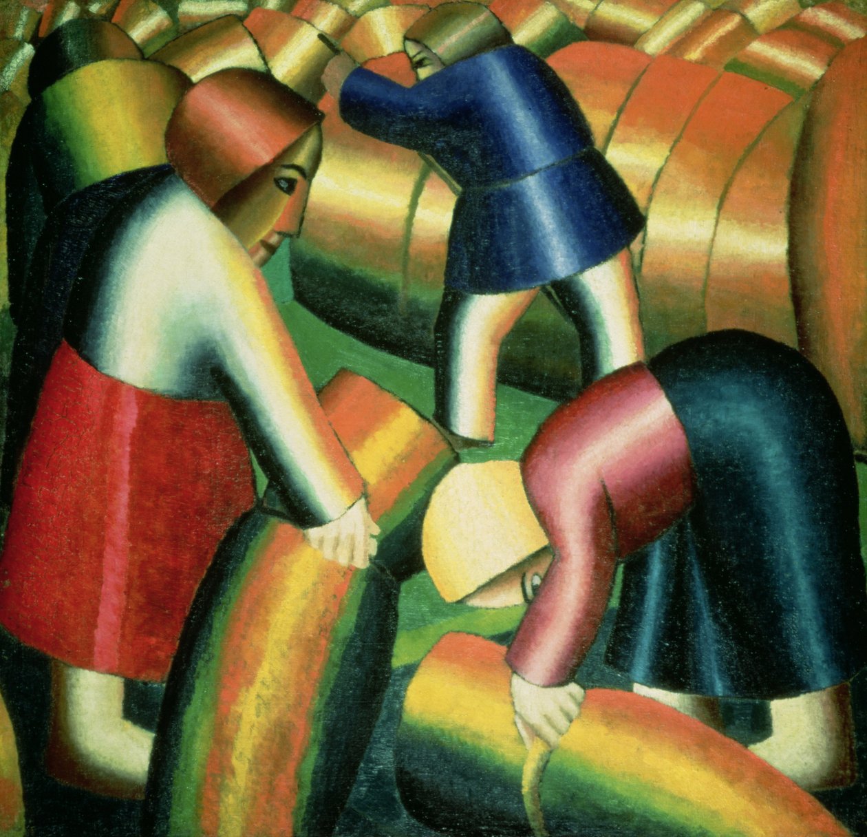 Taking in the Rye, 1912 tekijältä Kazimir Severinovich Malevich