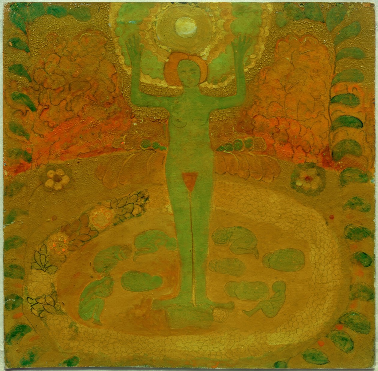 Nackte mit erhobenen Händen tekijältä Kazimir Severinovich Malevich