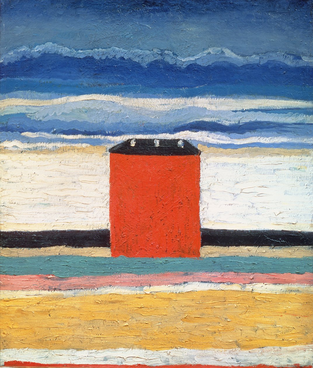 Punainen talo, 1932 tekijältä Kazimir Severinovich Malevich