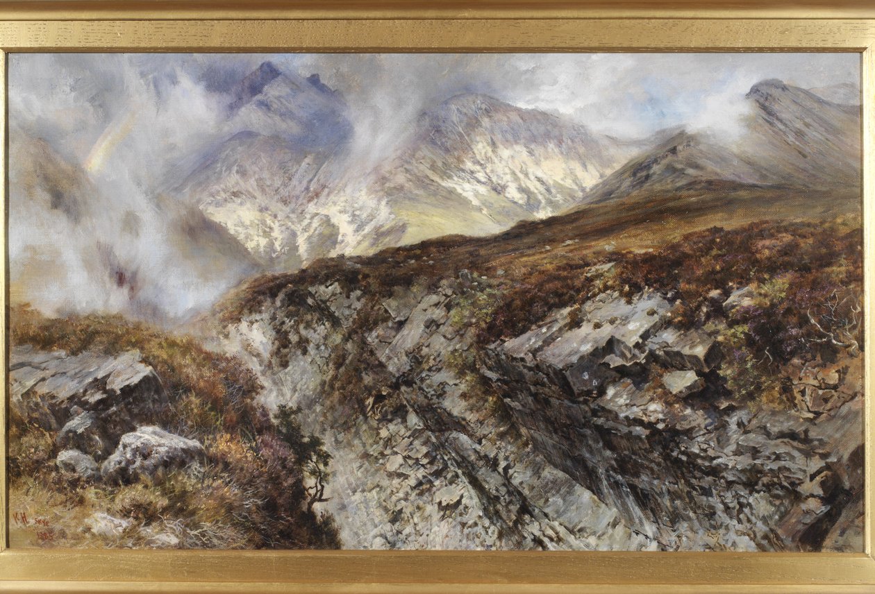 Sgurr nan Guillean, Isle of Skye, 1885 tekijältä Keeley Halswelle