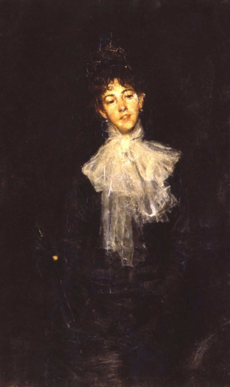 Lady in Black, 1880. tekijältä Kenyon Cox