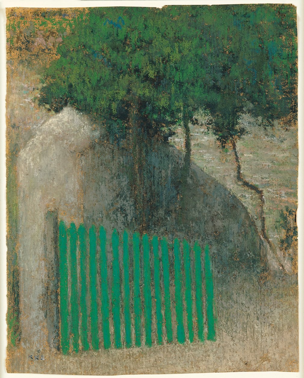 Portti, n. 1892 (pastelli paperille) tekijältä Ker Xavier Roussel