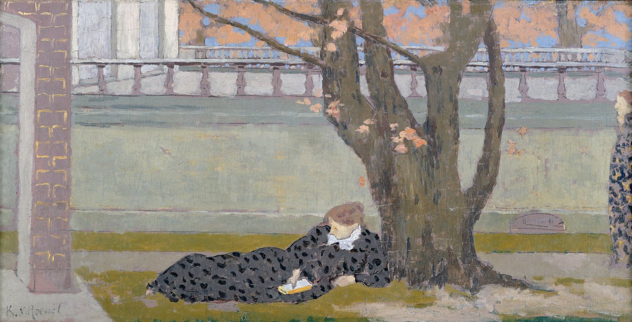 The Terrace at Tuileries, n. 1892-3 tekijältä Ker Xavier Roussel