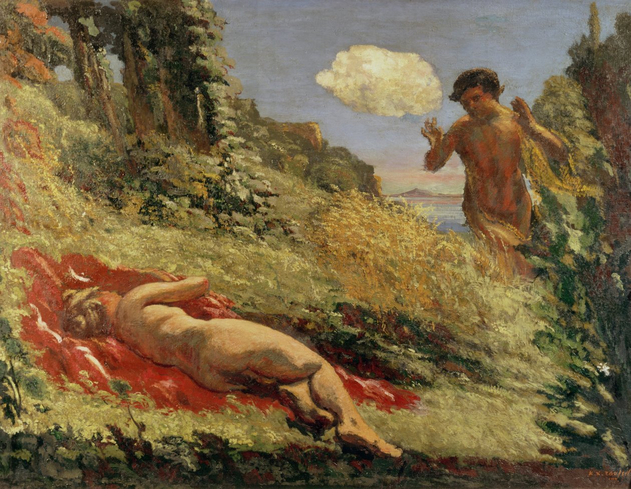 Faunin iltapäivä, 1919 tekijältä Ker Xavier Roussel