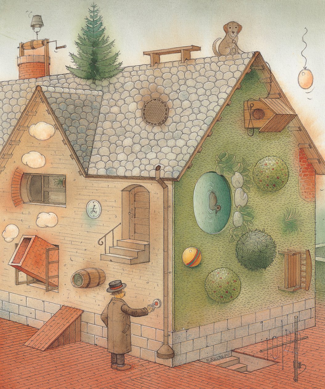 Black Day, 2005 (wc paperilla) tekijältä Kestutis Kasparavicius