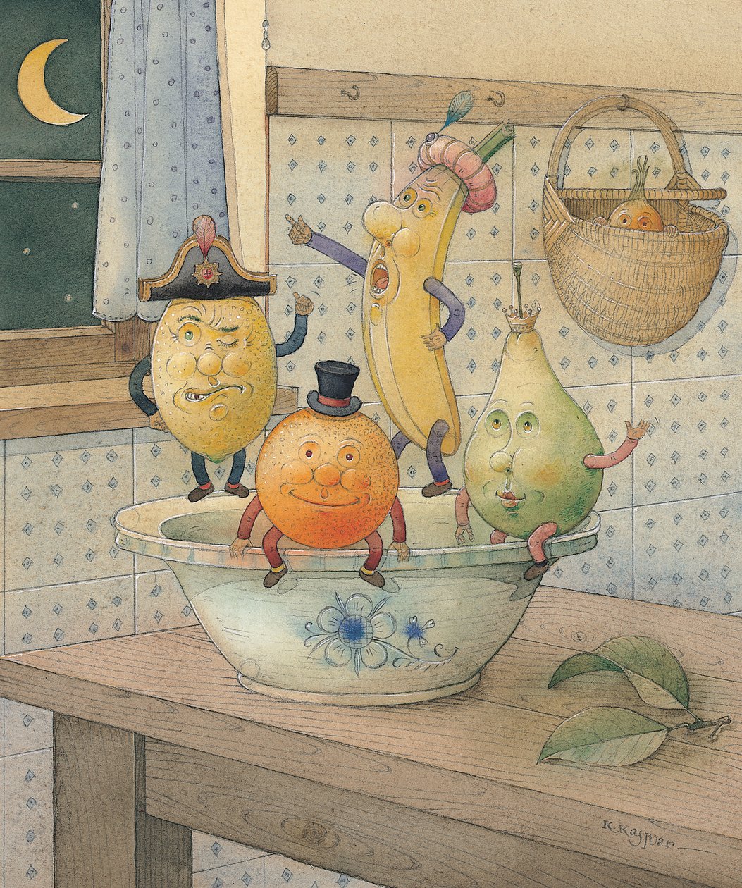Hedelmät, 2003 (wc paperilla) tekijältä Kestutis Kasparavicius
