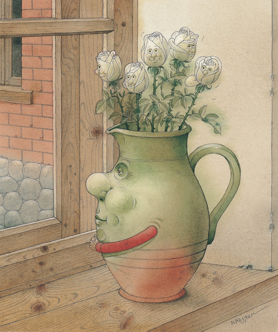 Kannu, 2003 (wc paperilla) tekijältä Kestutis Kasparavicius