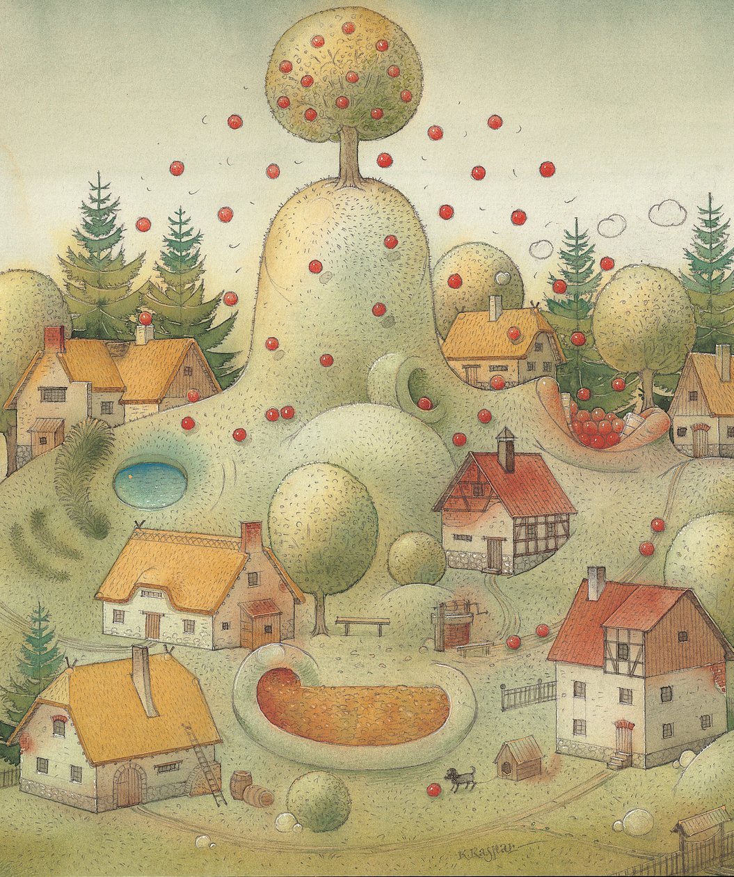 Vuori, 2005 (wc paperilla) tekijältä Kestutis Kasparavicius