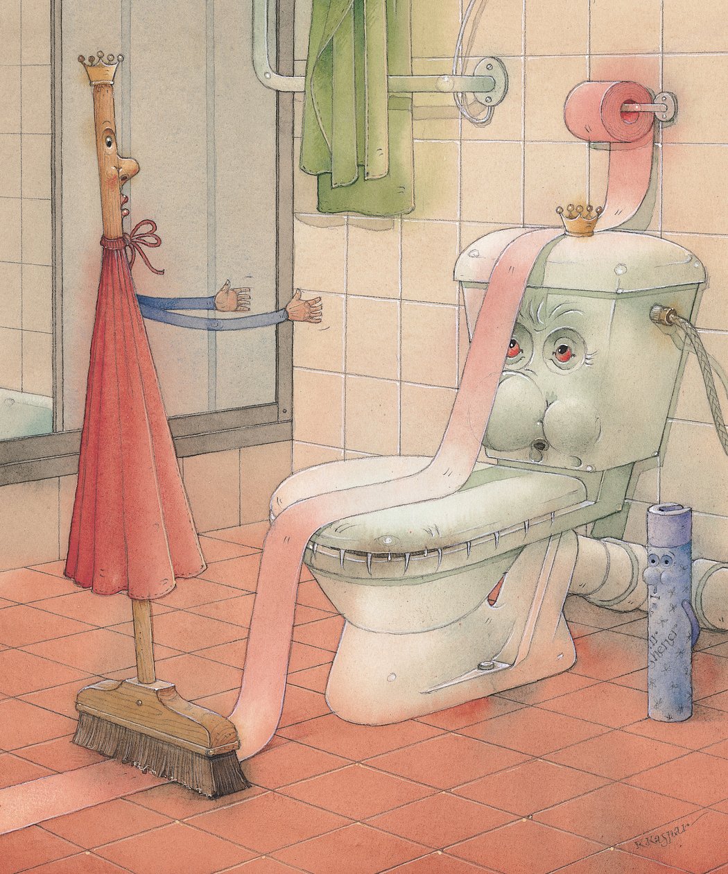 WCStory, 2003 (wc paperilla) tekijältä Kestutis Kasparavicius