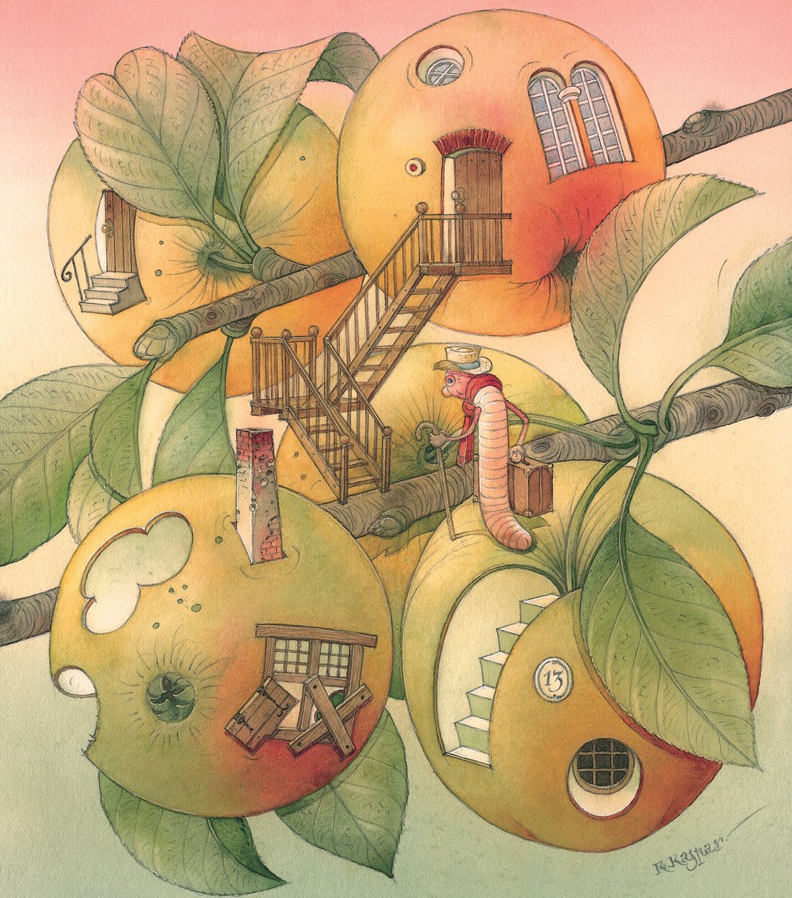 Worm, 2006 (wc paperilla) tekijältä Kestutis Kasparavicius