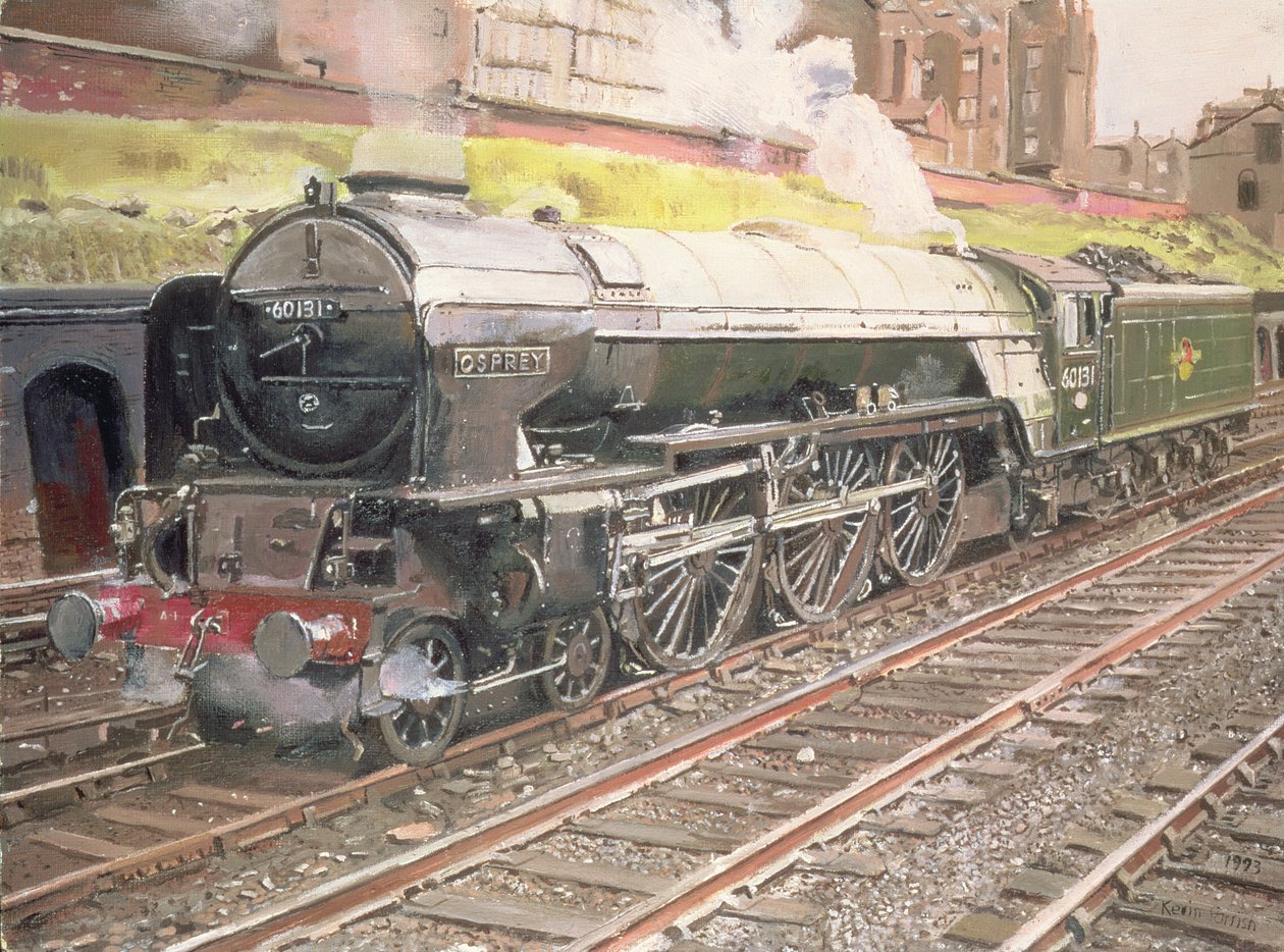 Huonekalut ja erilaiset esineet 1100- ja 1300-luvuilta tekijältä Kevin Guild of Railway Artist Parrish