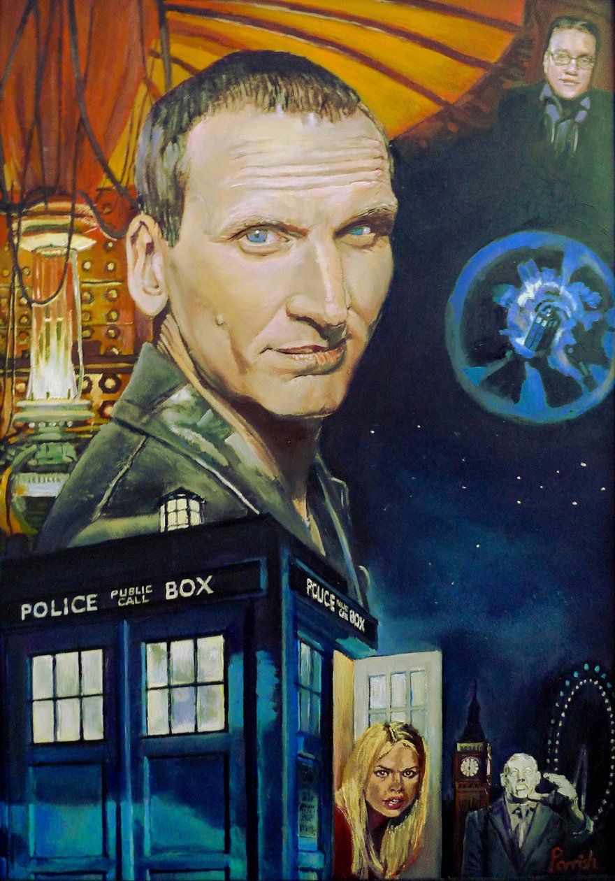 Yhdeksäs inkarnaatio (Dr Who), 2005 (maalaus) tekijältä Kevin Parrish