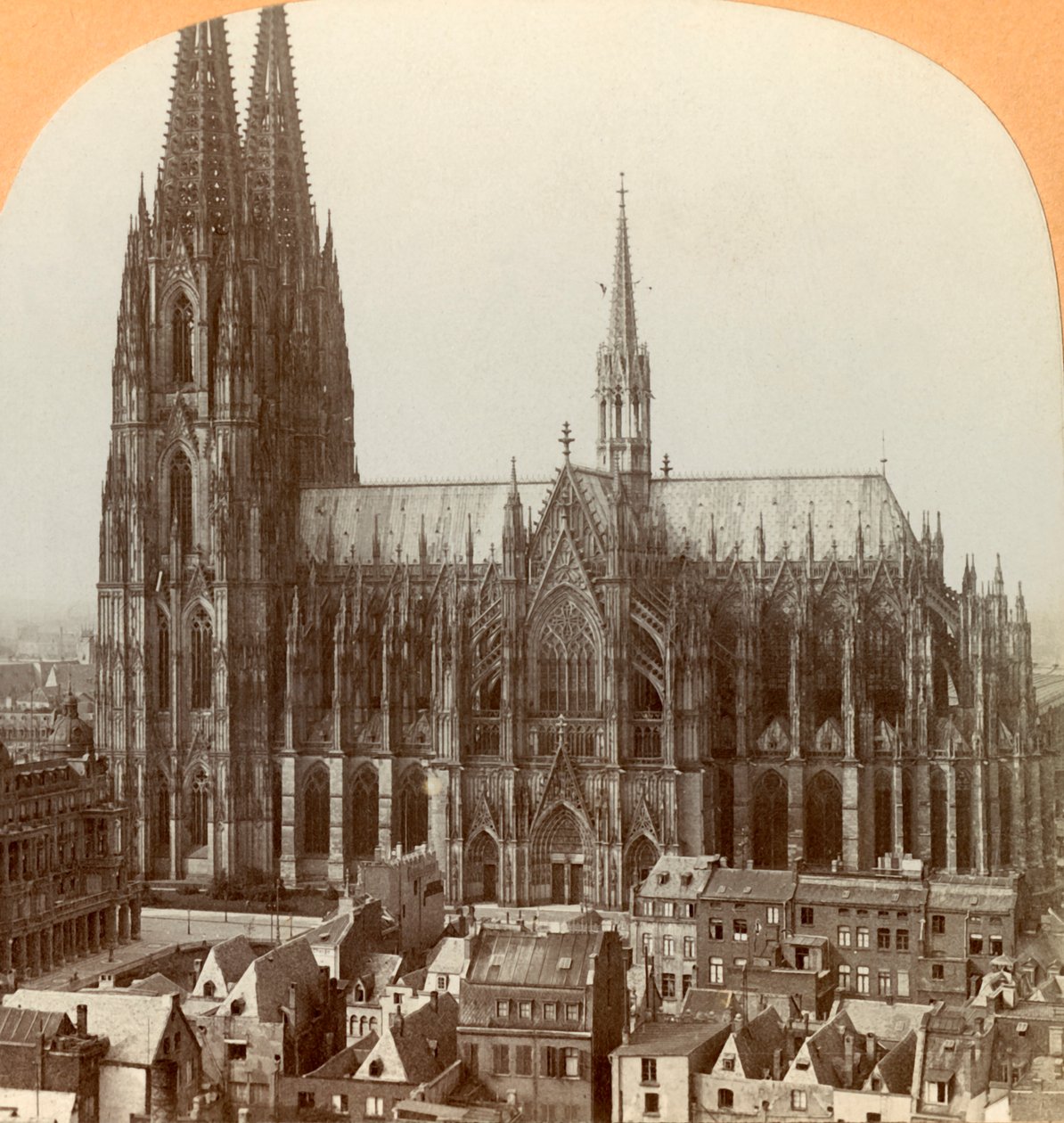 Kölnin tuomiokirkko, Köln, Saksa, c1900. tekijältä Keystone View Company