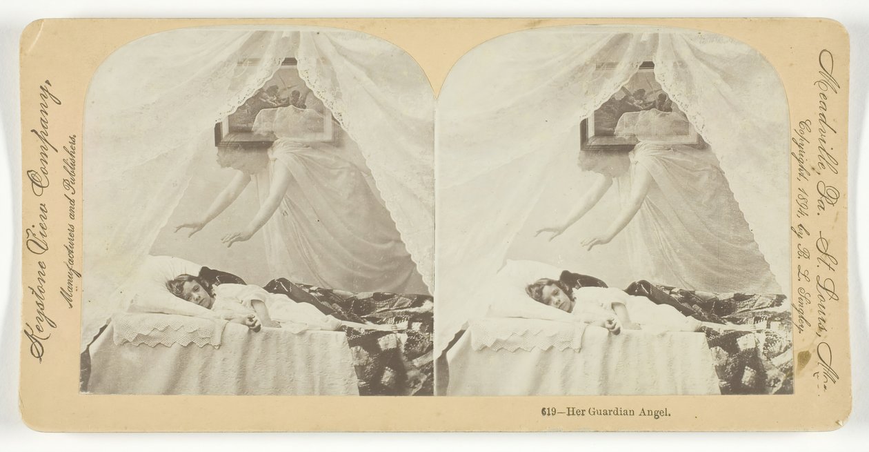 Hänen suojelusenkelinsä, 1894. tekijältä Keystone View Company