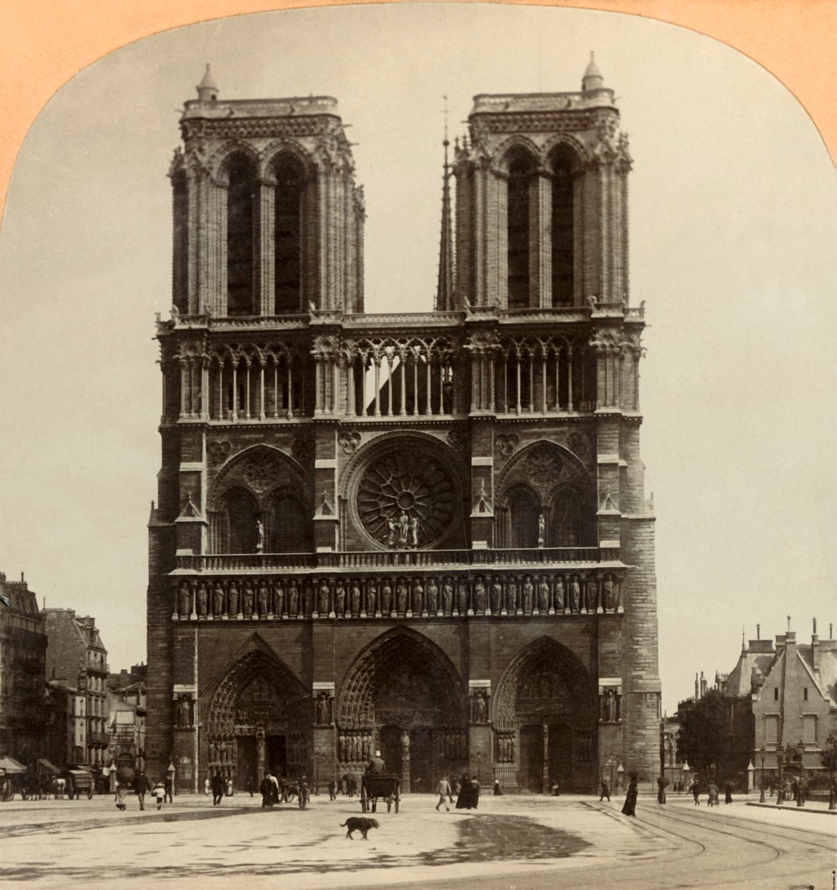 Notre Dame, Pariisi, Ranska, 1897. tekijältä Keystone View Company