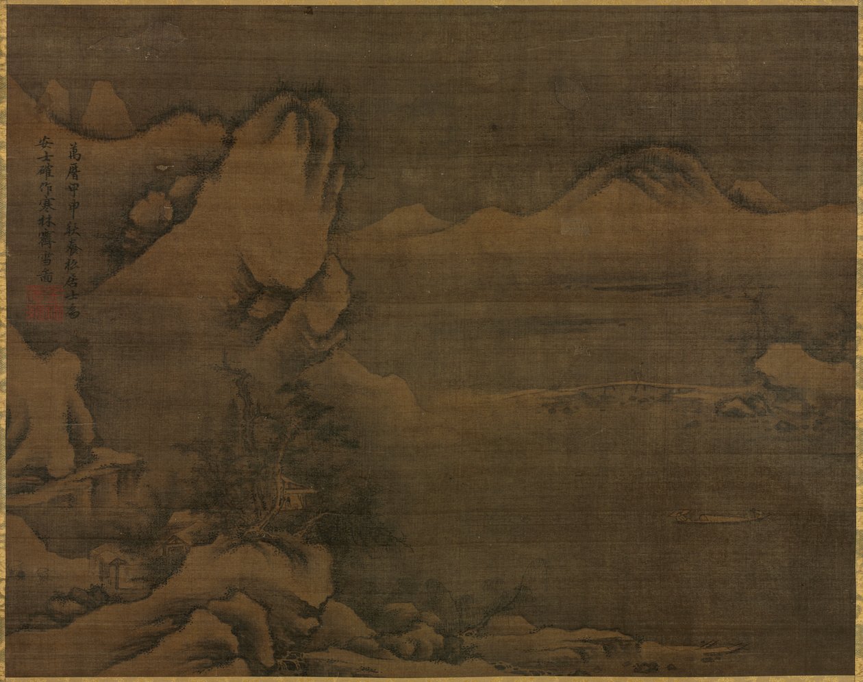 Lumimaisema hahmoineen, 1584. tekijältä Kim Si