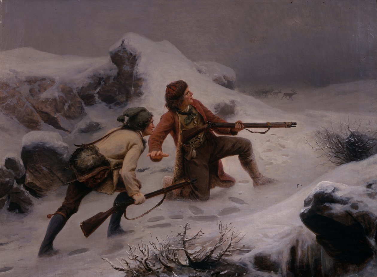 Poron metsästys tekijältä Knud Bergslien
