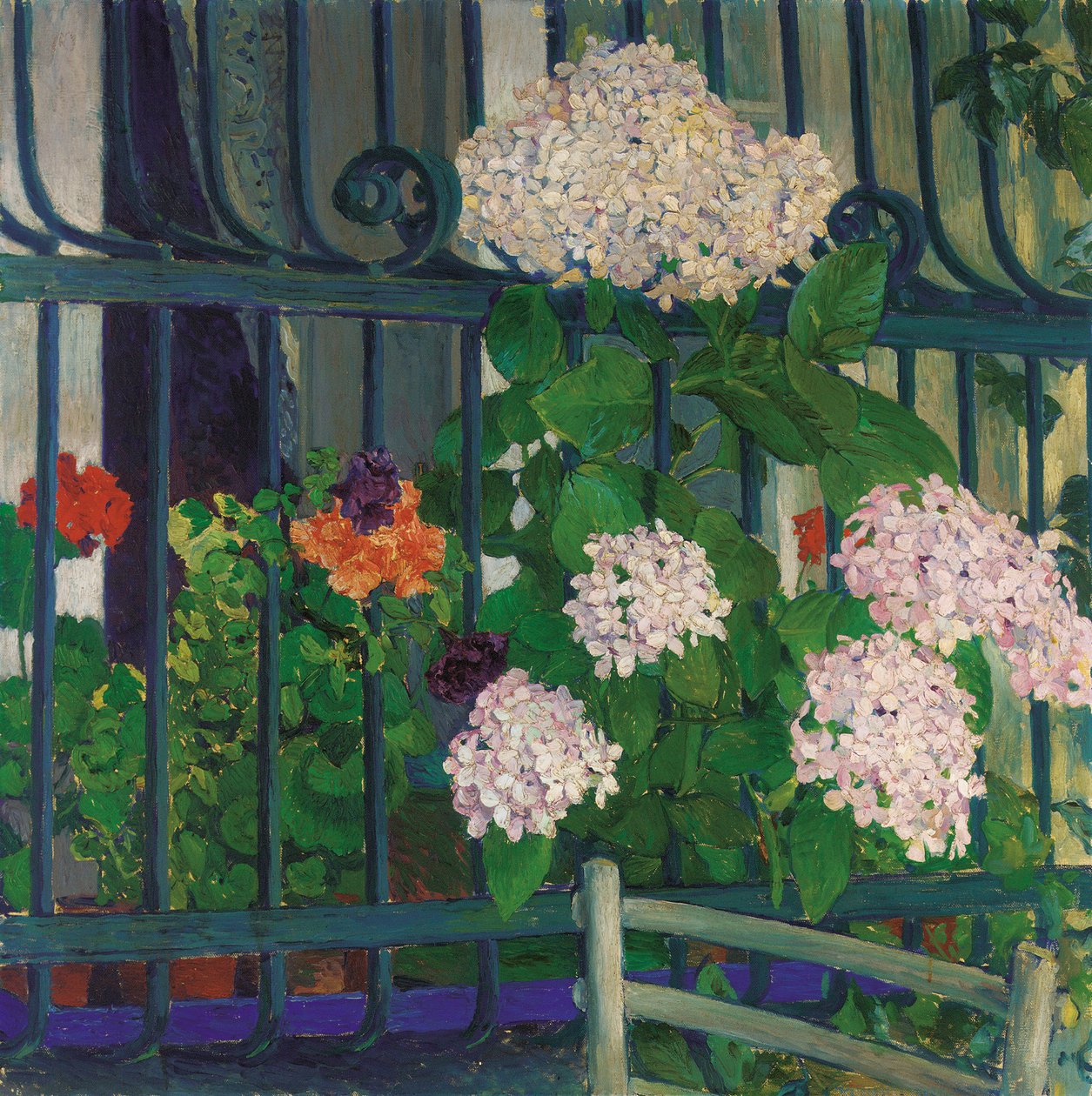 geranium; pelargoniat tekijältä Koloman Moser