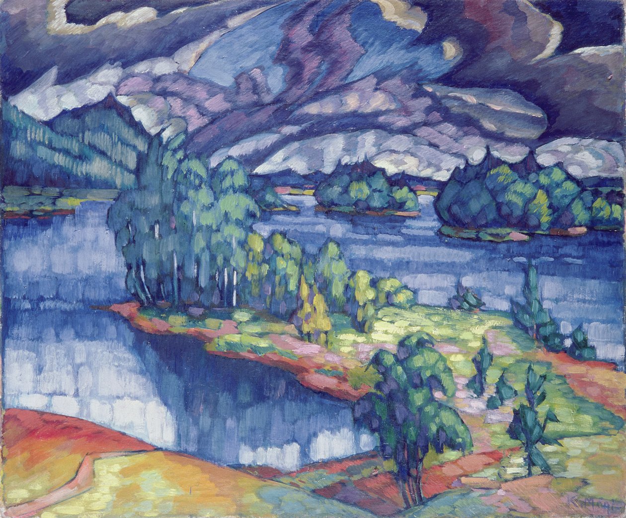 Puhajajärvi, 1918-21 tekijältä Konrad Magi