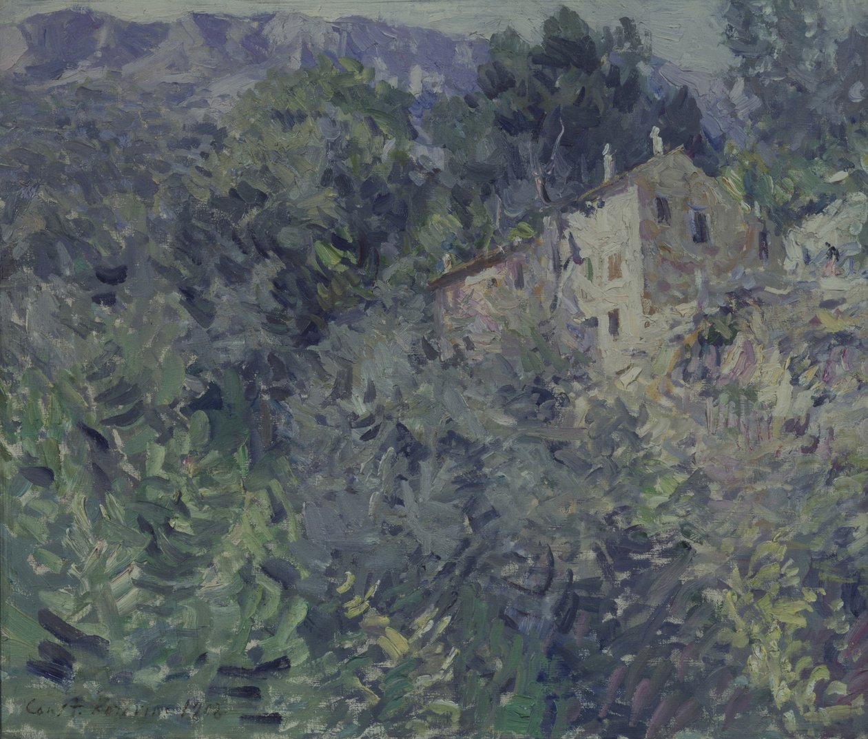 Etelä-Ranska, 1908 tekijältä Konstantin Alekseevich Korovin