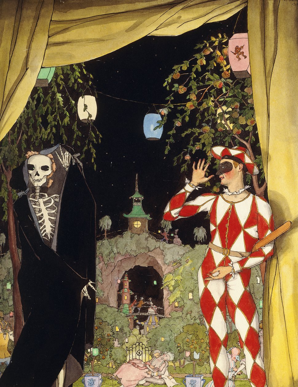 Harlekiini ja kuolema tekijältä Konstantin Andreevic Somov