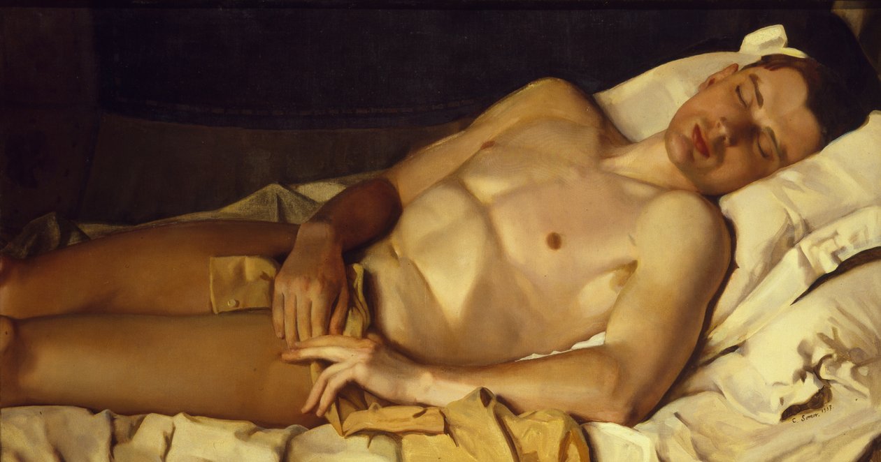 Alastonpoika Boris Snežkovski, 1937 tekijältä Konstantin Andreevic Somov
