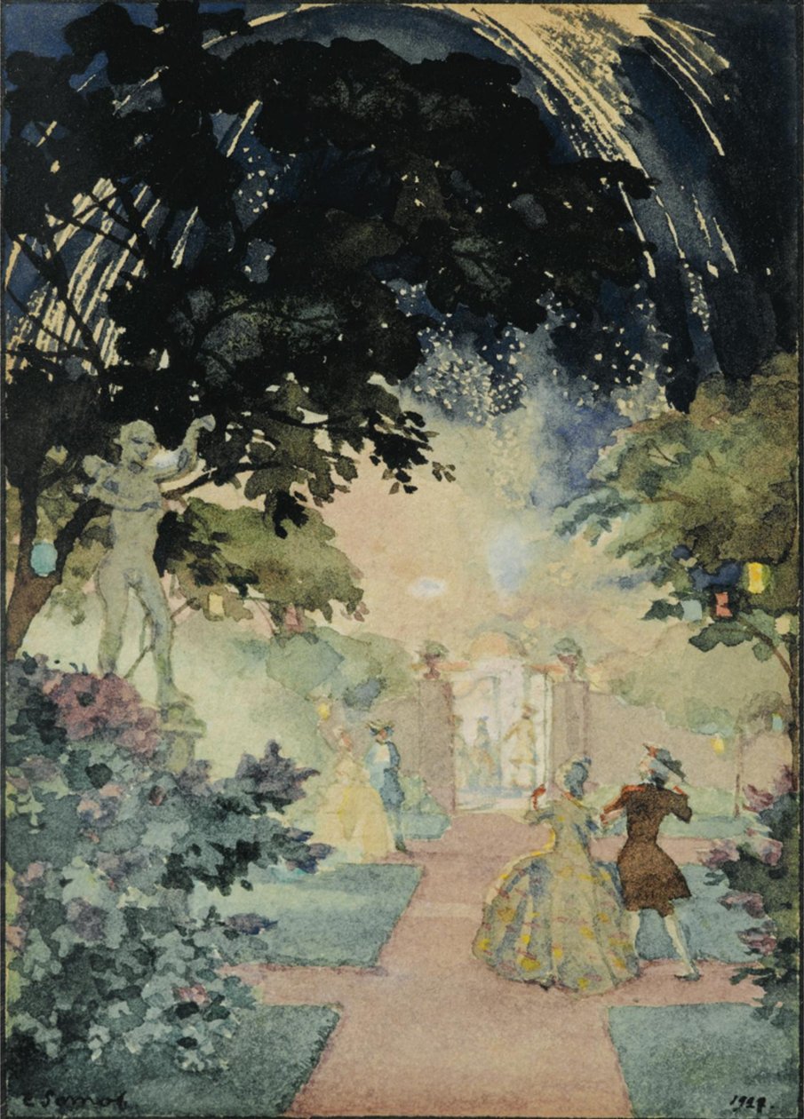 Ilotulitus, 1927 tekijältä Konstantin Andreevic Somov