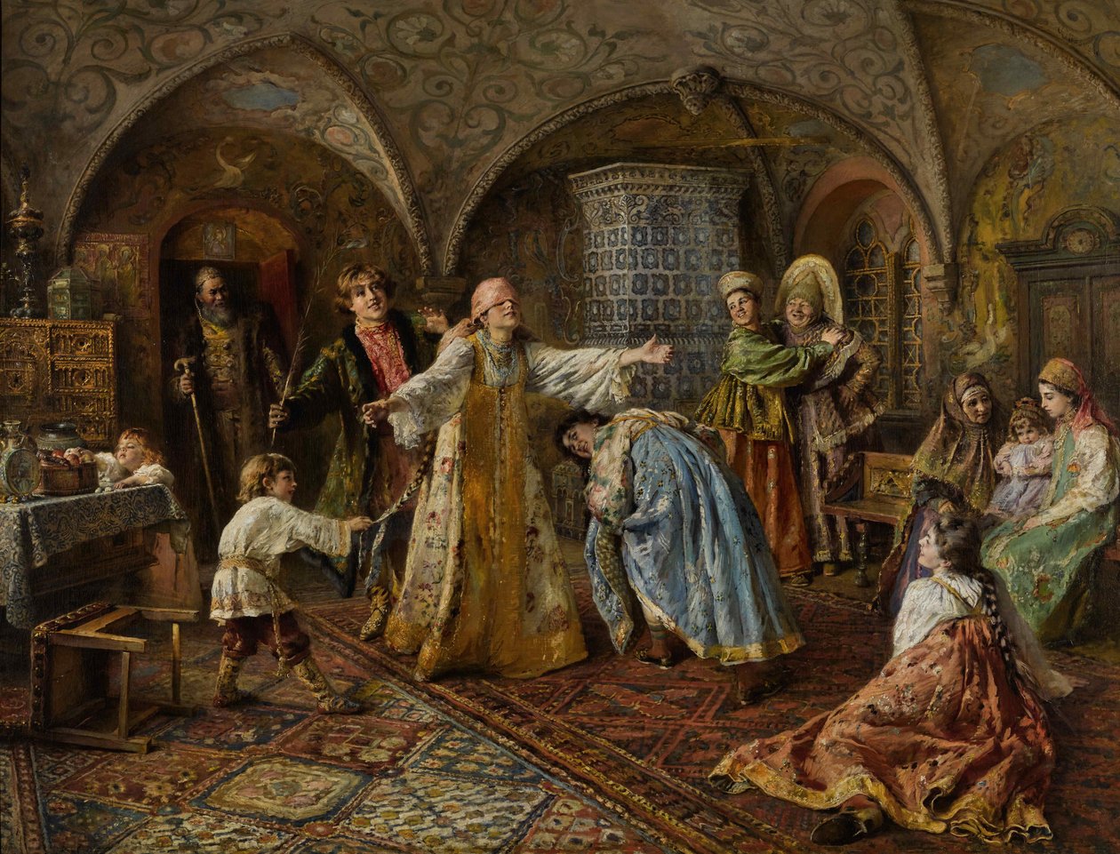 Sokean miehen hämäys. tekijältä Konstantin Egorovich Makovsky