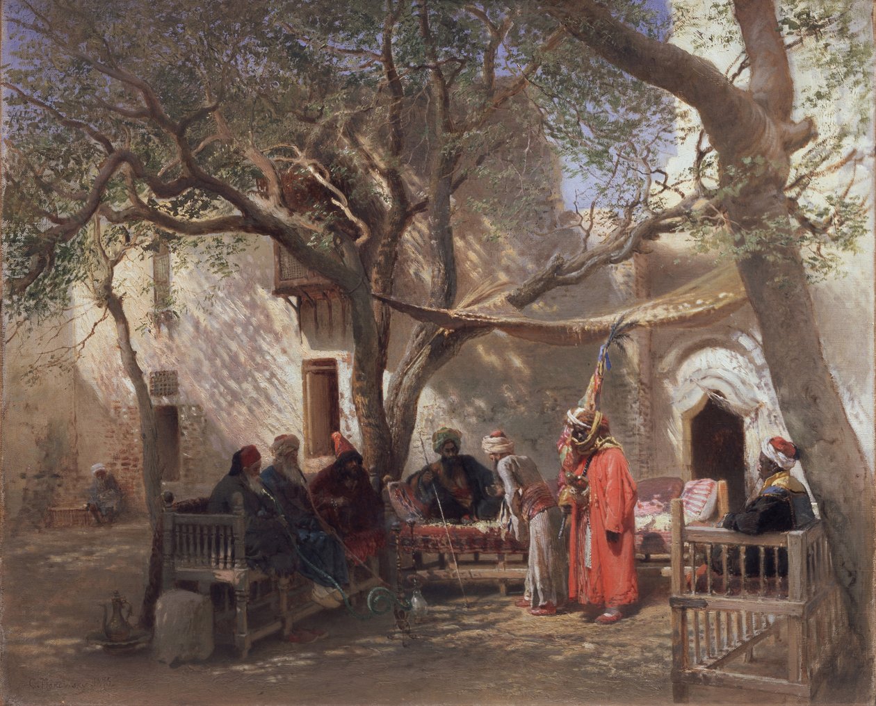 Dervishit Kairossa tekijältä Konstantin Egorovich Makovsky