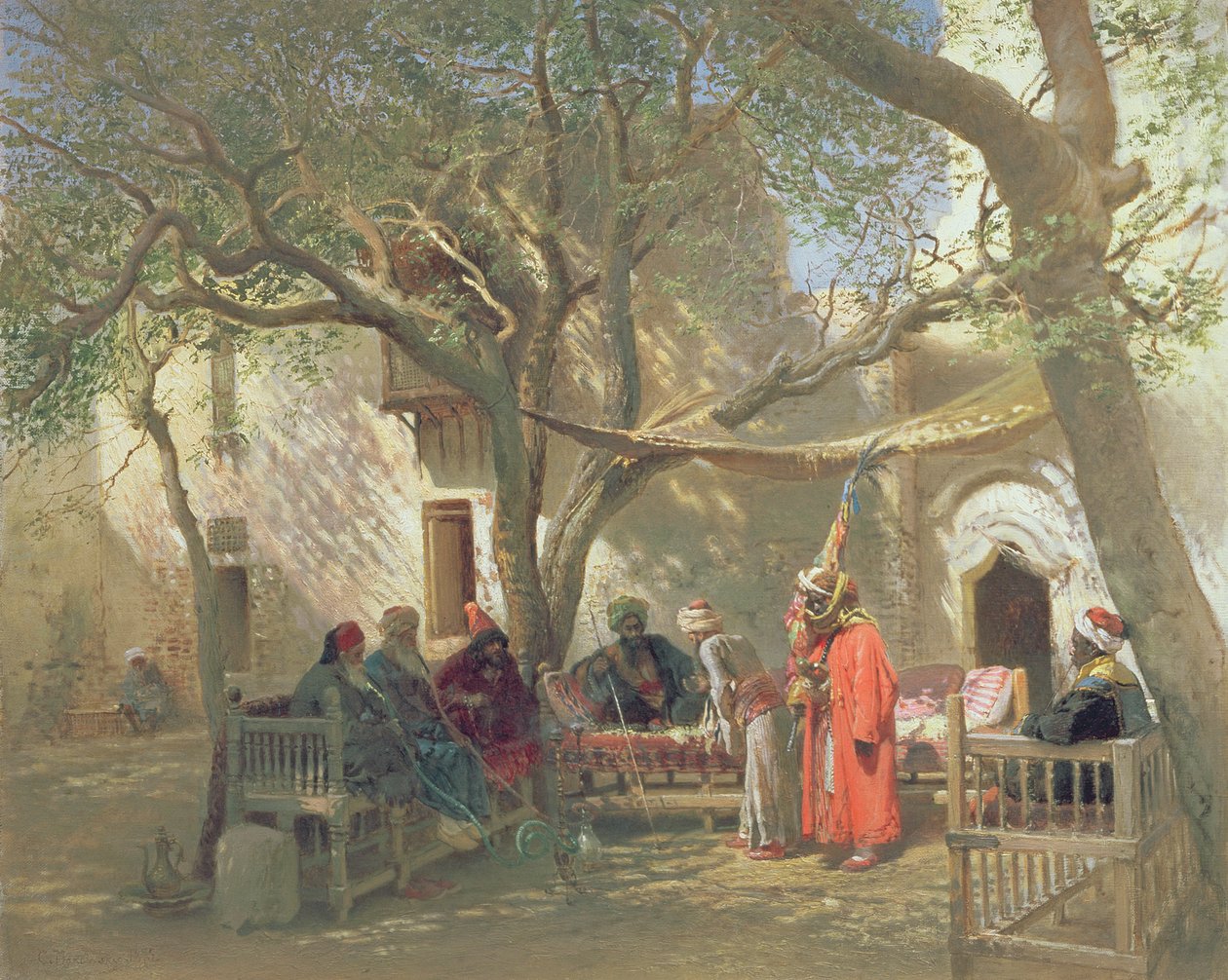 Dervishit Kairossa tekijältä Konstantin Egorovich Makovsky
