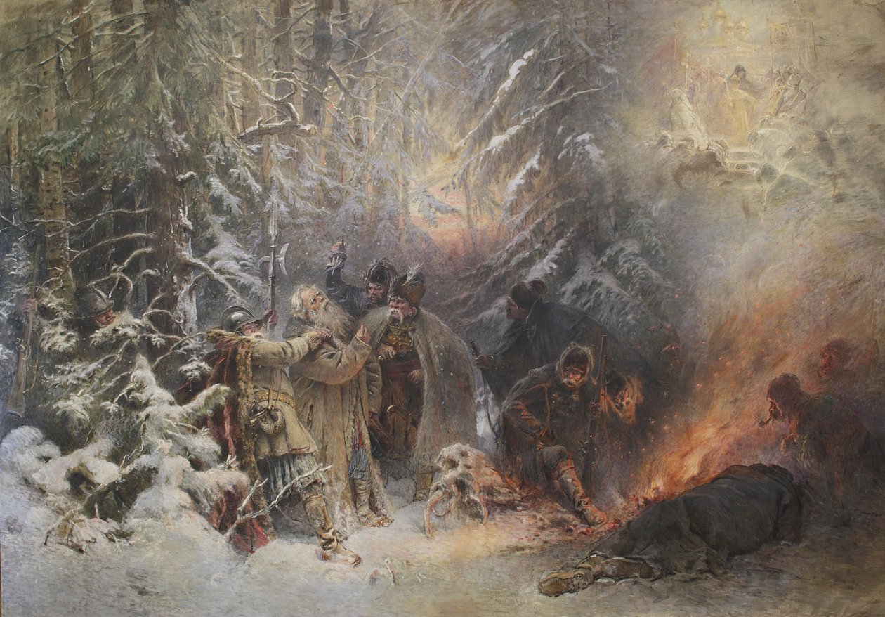 Ivan Susanin tekijältä Konstantin Egorovich Makovsky