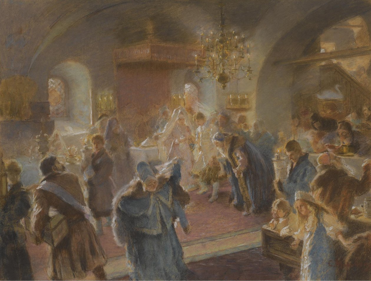 Humaloiden ripotteleminen -tutkimus tekijältä Konstantin Egorovich Makovsky