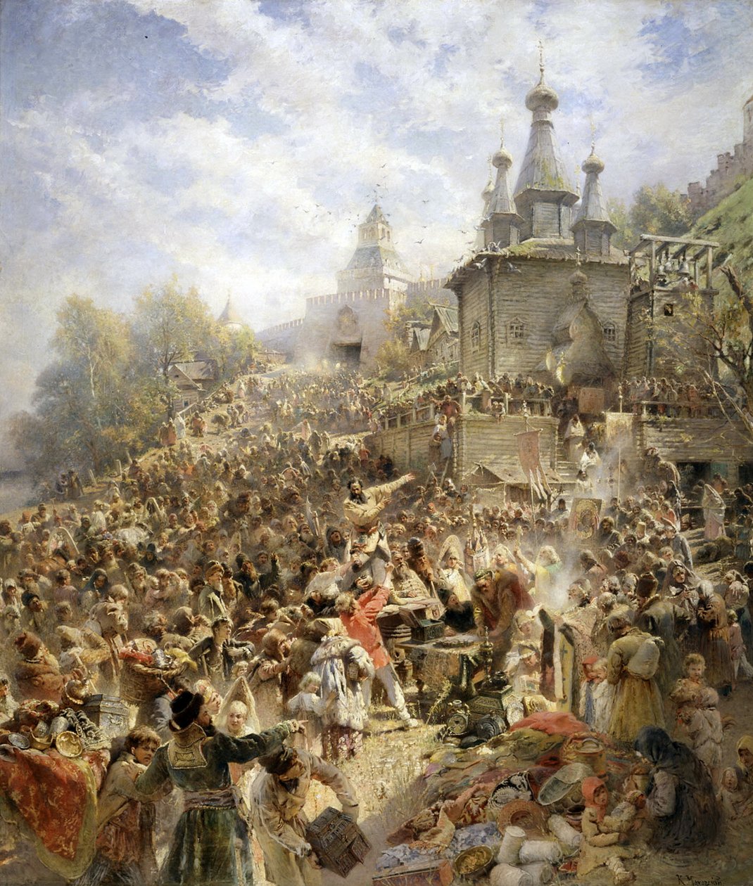 Mininin vetoomus tekijältä Konstantin Makovsky