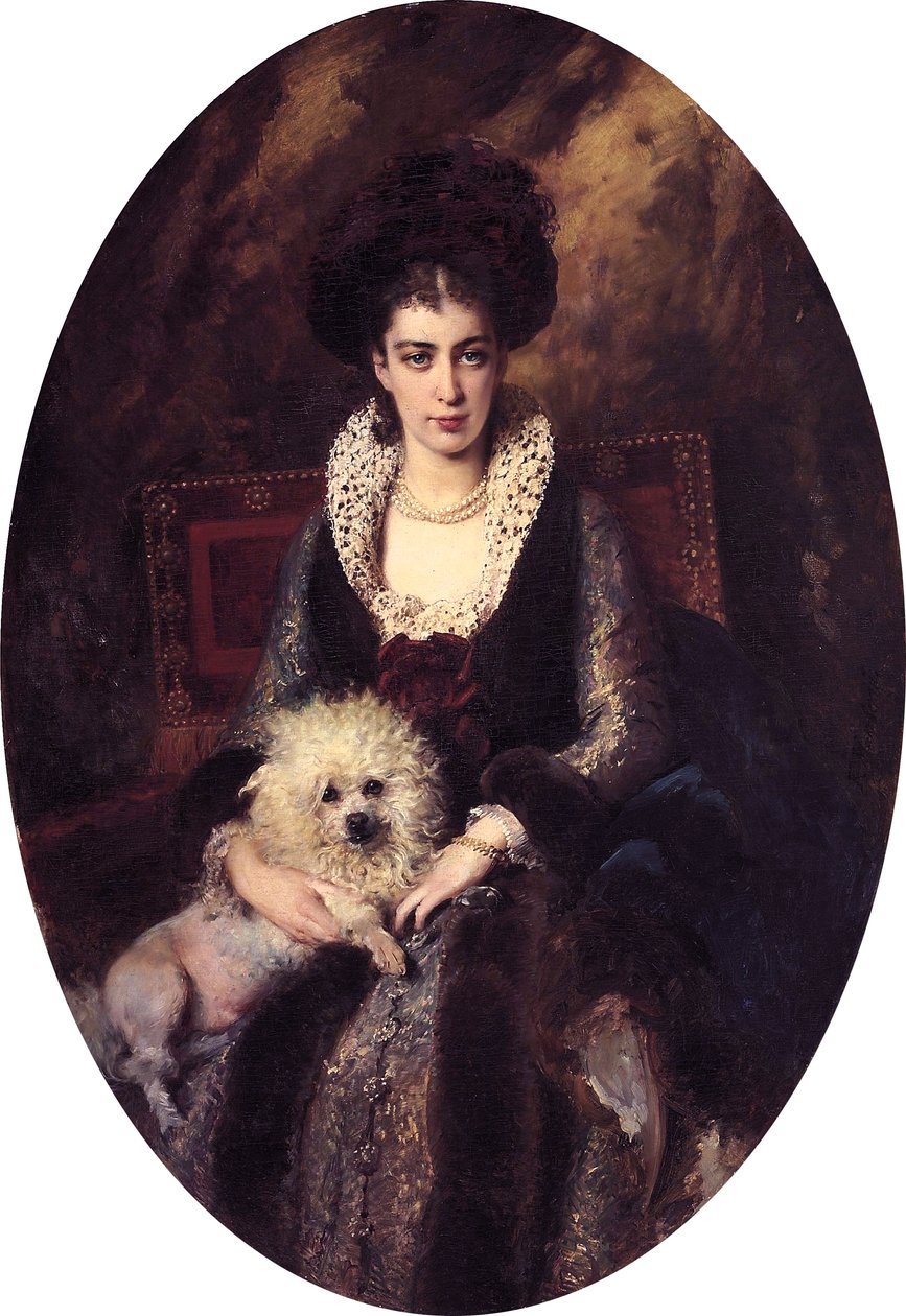 Konstantin Makovskin (1839-1915) kirjoittama Maria Aleksejevna Makovskaja. tekijältä Konstantin Makovsky