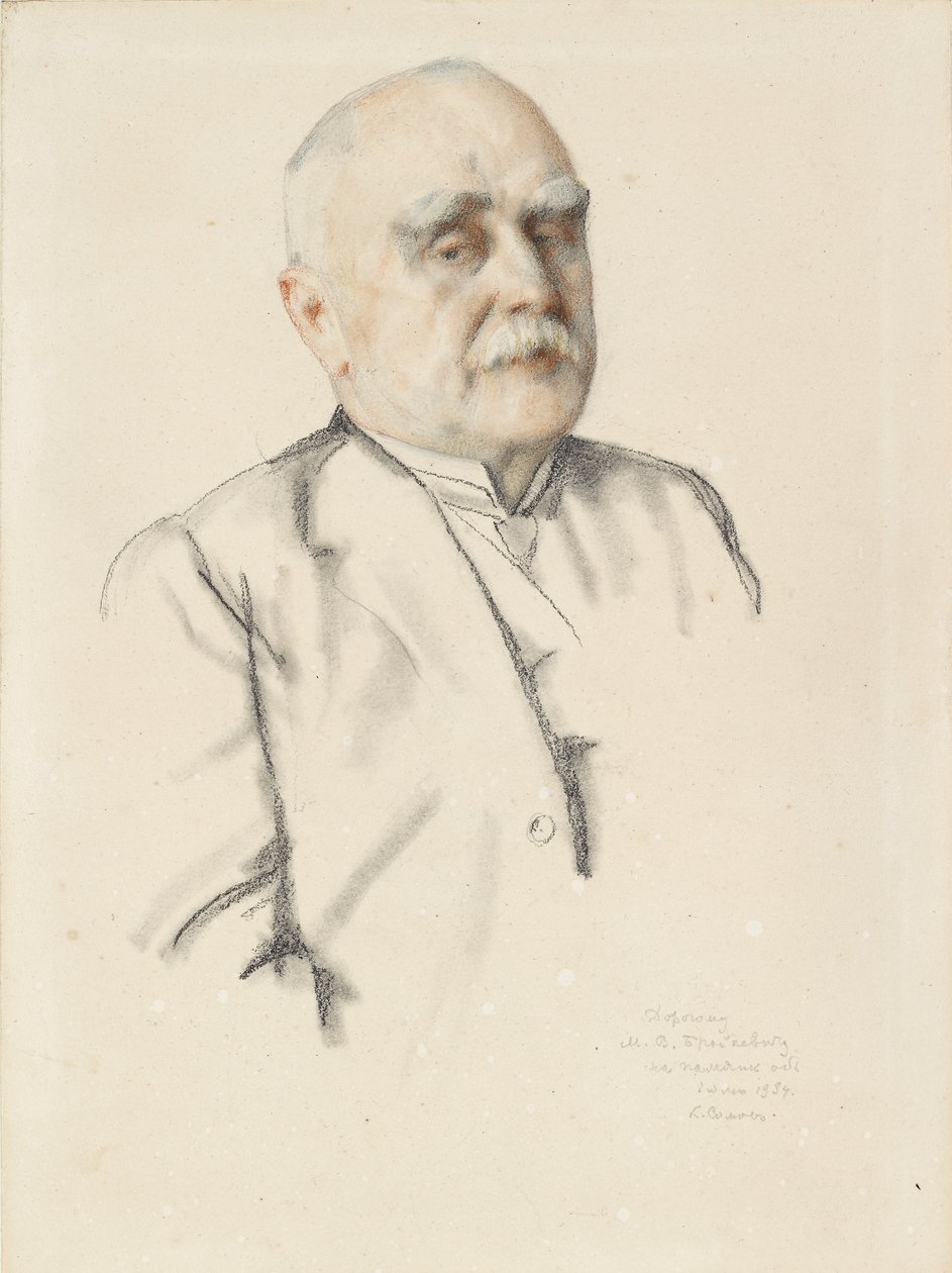Mihail Vasilievich Braikevitšin muotokuva, 1934 tekijältä Konstantin Somov