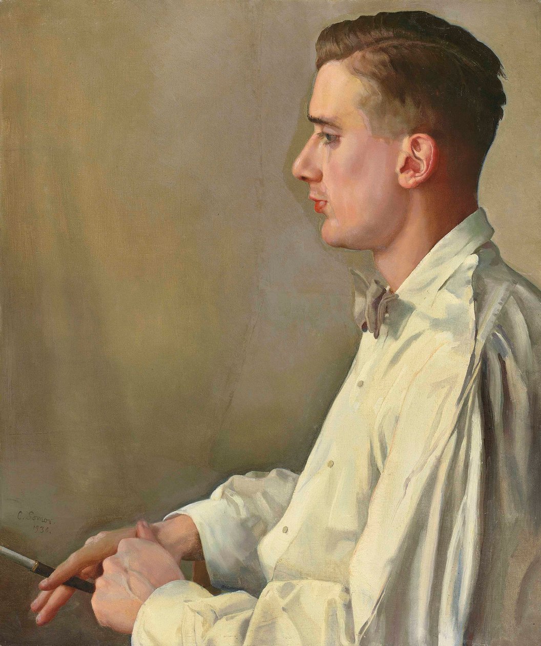 Venäjä: "Portrait of B. Snezhkovsky" Portrait of B. Snezhkovsky tekijältä Konstantin Somov