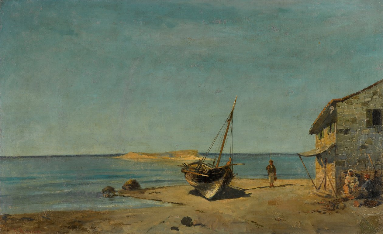 Kalastajan koti rannalla tekijältä Konstantinos Volanakis