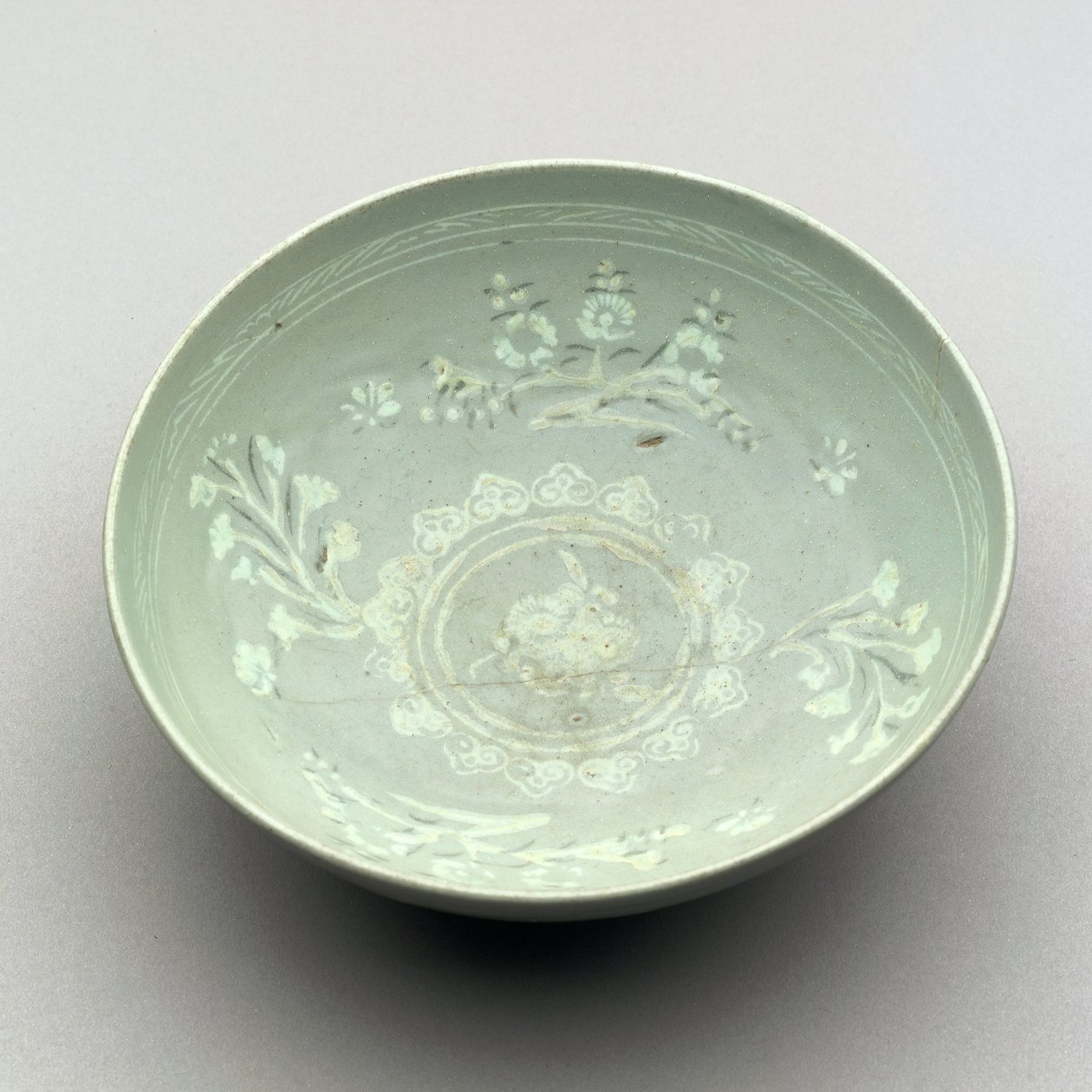 Kulho celadon lasiteella, 1250-1350 (keraaminen) tekijältä Korean School