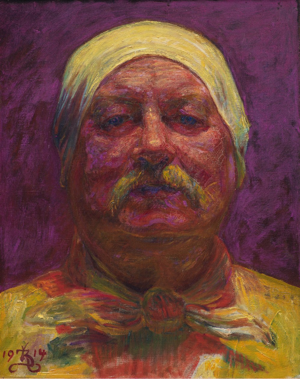Omakuva, 1914. tekijältä Kristian Zahrtmann