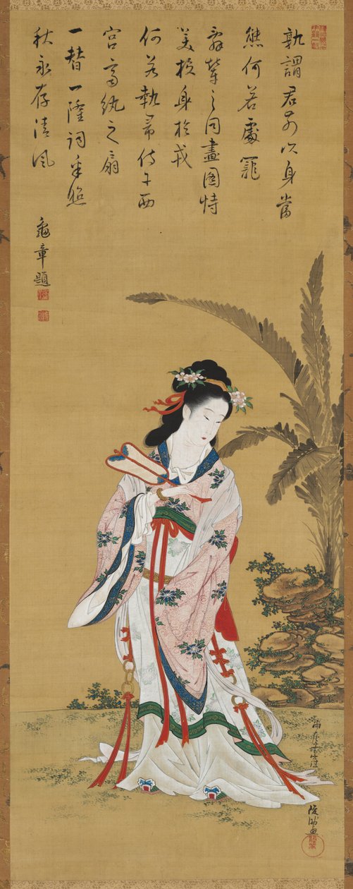 Kiinalainen kauneus, 1700-luvun loppu - 1800-luvun alku. tekijältä Kubo Shunman