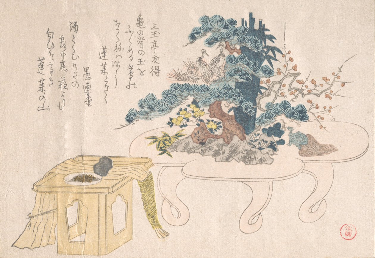 Shimadai ja Sambo, 1800-luku. tekijältä Kubo Shunman