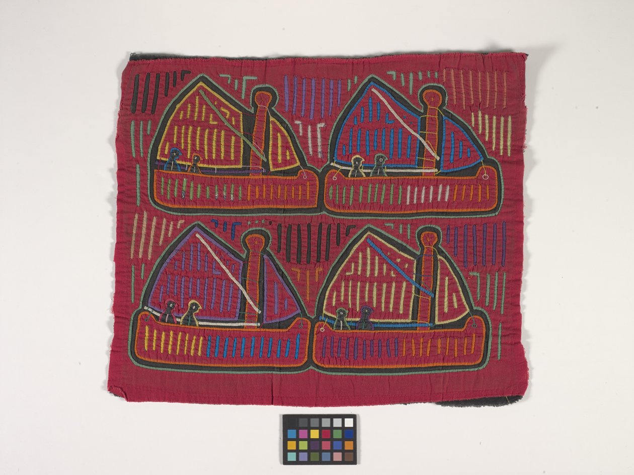 Paitapaneeli (Mola) (kuva) tekijältä Kuna Indian Culture