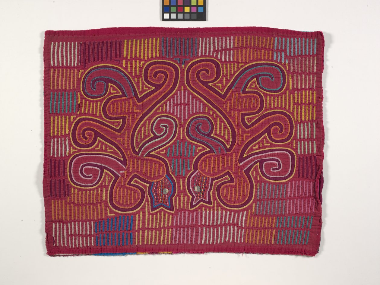 Paitapaneeli (Mola) (kuva) tekijältä Kuna Indian Culture
