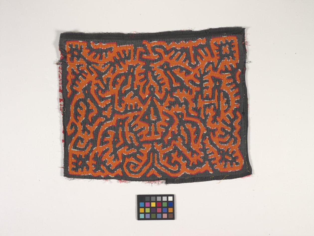 Paitapaneeli (Mola) (kuva) tekijältä Kuna Indian Culture