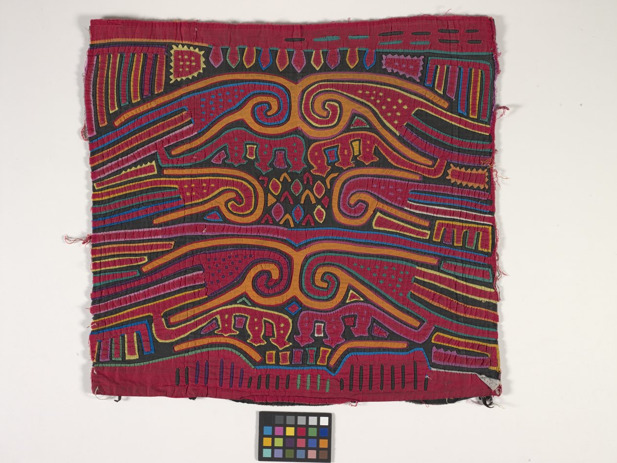 Paitapaneeli (Mola) (kuva) tekijältä Kuna Indian Culture