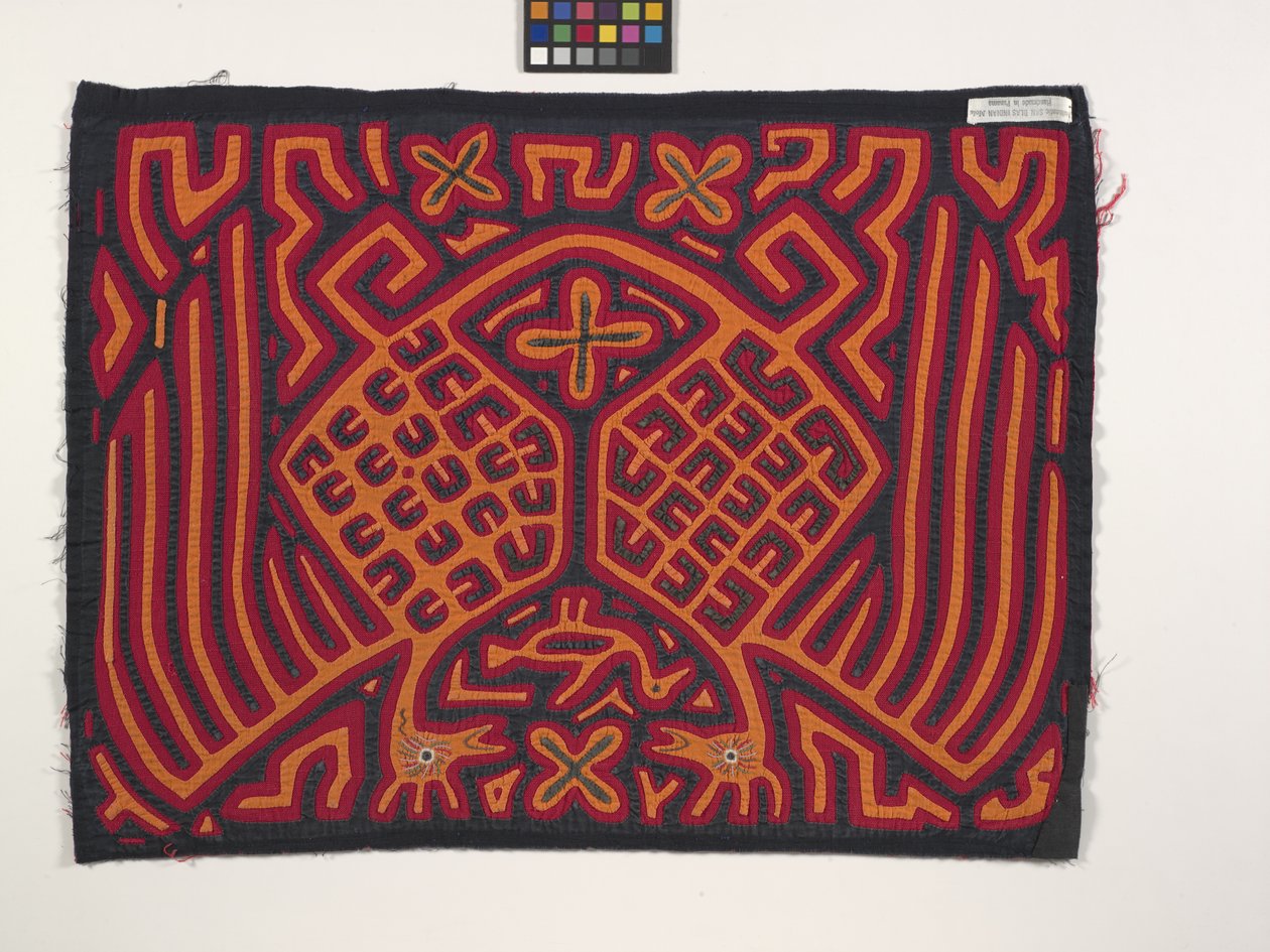 Paitapaneeli (Mola) (kuva) tekijältä Kuna Indian Culture