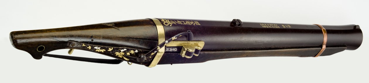 Tanegashima Matchlock-käsitykki tekijältä Kunitomeo Munetoshi